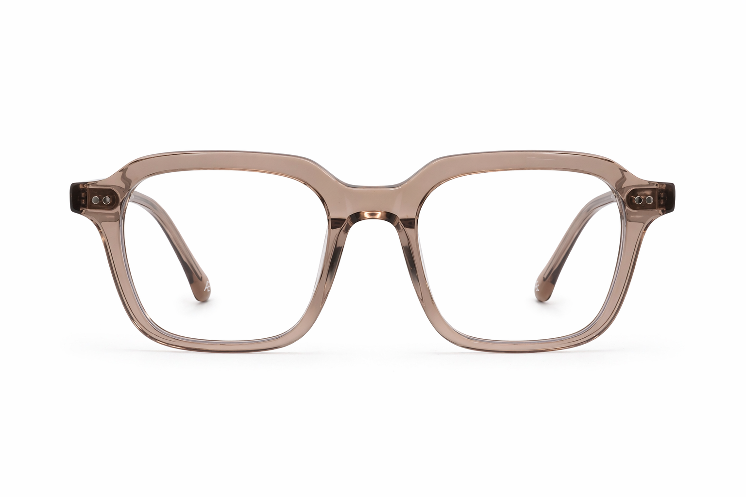 Brown blue light eyeglasses NORD Umber on a white background